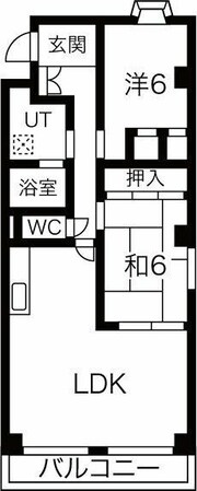 メルベーユ二村台の物件間取画像